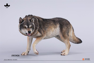 Дикий волк (серый) - Коллекционная фигурка 1/6 Direwolf Figurine (JXK242A) - JXK