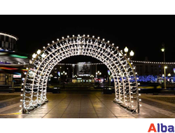 Светодиодная арка с лампочками