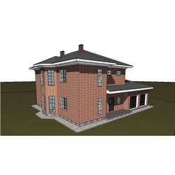 Двухэтажный дом с четырьмя спальнями 367м² (S26)