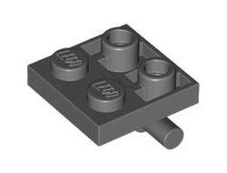 Plate, Modified 2 x 2 with Bar on Bottom, Dark Bluish Gray (5066 6457961)