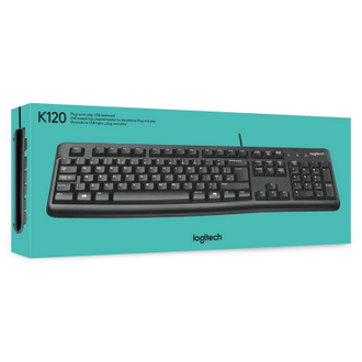 Клавиатура Logitech Keyboard K120 USB Ret (920-002506)