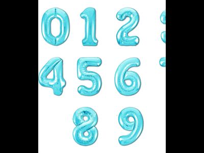 102 см Фольга цифра