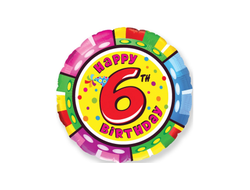 Фольгированный шар "Круг, цифры"