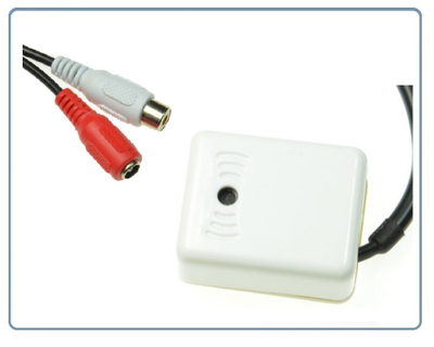 Высокочувствительный микрофон для систем видеонаблюдения, подключение IP видеокамер с аудио каналом. Уличное исполнение. (- 25 до +85 град.С)