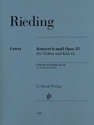 Rieding, Oskar Konzert h-Moll op.35 für Violine und Klavier