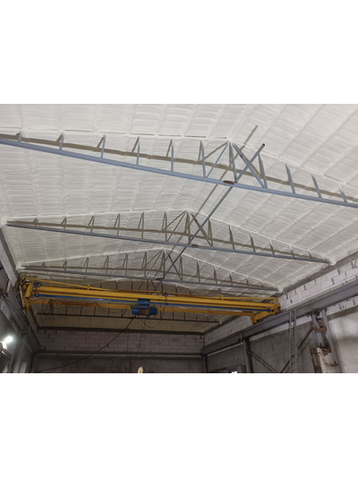 Утепление ангара, склада, производственного цеха пенополиуретаном