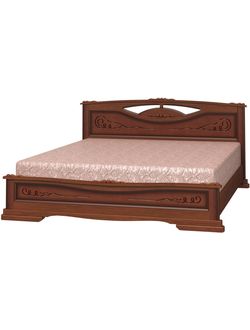 Кровать "ЕЛЕНА-3" 1.6 м, цвет ОРЕХ
