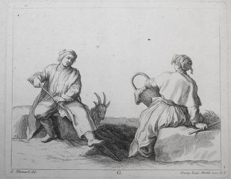 Гравюра. A. Blomart, del. Georg Leop Herte