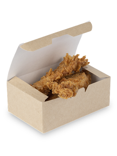 Упаковка  для наггетсов,куриных крыльев,картофеля фри 400 мл S
