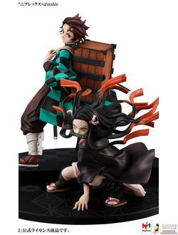 Фигурка Тандзиро Камадо, Нэдзуко Камадо (Kamado Tanjirou, Nezuko Kamado Kamado Kyoudai Set)