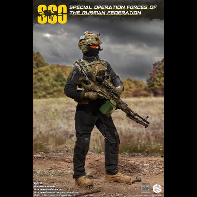 ПРЕДЗАКАЗ - Пулеметчик ССО РФ - Коллекционная ФИГУРКА 1/6 scale Special Operation Forces of The Russian Federation (SSO) (26075С) - Easy&amp;Simple ?ЦЕНА: 26300 РУБ.?