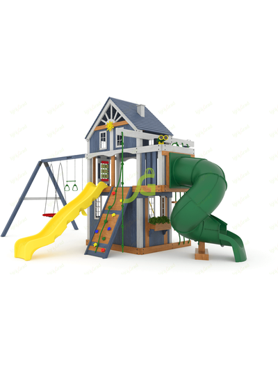 Детская площадка IgraGrad Шато 2 с трубой (Домик) мод.1