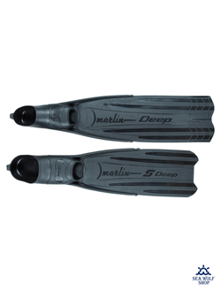 Ласты длинные 45/46 разборные Marlin DEEP black XL