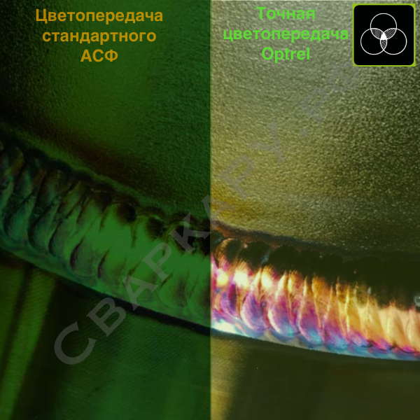 Революция от Optrel: точная цветопередача видимого спектра в том числе в процессе сварки