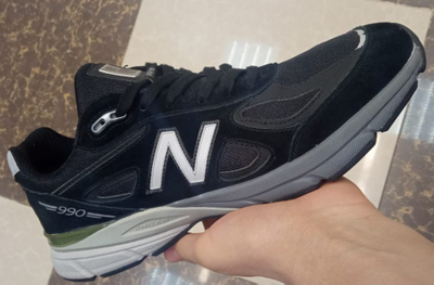 New Balance 990 V4 Made in USA Kith Black