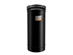 Дымоход 0,5 м (430/0,8 мм / эмаль /600° черная) D 115