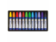 Восковые мелки утолщенные BRAUBERG/ПИФАГОР, 12 цветов, на масляной основе, яркие цвета, 222970