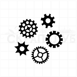 штамп шестеренки