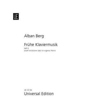 Berg. 12 Variationen über ein eigenes Thema: für Klavier