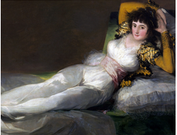 Купить греющую картину с фото репродукции Гойя Маха одетая