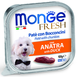 Консерва Monge Dog Fresh для собак с уткой 0,100 кг