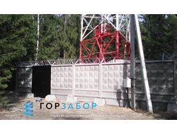 Монтаж бетонного забора