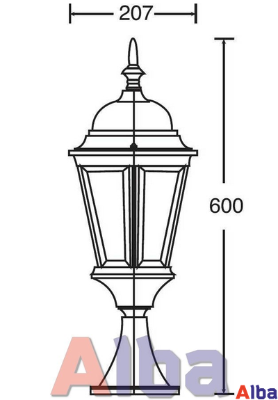 Садово парковый светильник Astoria 404