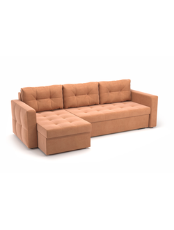 ГРЕЙС угловой диван ULTRA TERRA морковный (Софт)