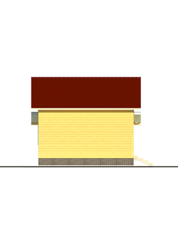 Д-11 ДАЧНЫЙ ДОМ ИЗ БРУСА: ГАБАРИТНЫЕ РАЗМЕРЫ: (6,5Х6М), ОБЩАЯ ПЛОЩАДЬ: 54,5М²