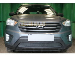 Защита радиатора Hyundai Creta 2016- black PREMIUM