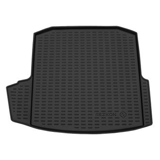 Коврик в багажник пластиковый (черный) для Volkswagen E-Bora (18-Н.В.)  (Борт 4см)