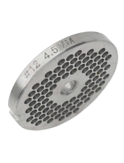 Решетка (сито) средняя системы Enterpriseна 1 паз, рабочие отверстия 4,5 мм для мясорубок Fama...