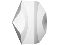 Стеновая панель Bello Deco СП18, 3D, дюрополимер, влагостойкая, под покраску, 62х54х6,5см