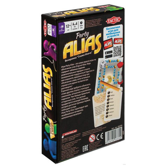 Игра настольная "Alias "СКАЖИ ИНАЧЕ. Вечеринка", компактная версия, TACTIC, 53370