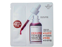 пилинг-сыворотка для лица So'Natural Red Peel Tingle Serum, 2,5ml