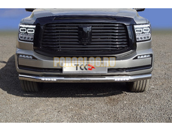 Защита передняя нижняя (с ДХО) 76,1 мм ТСС для Tank 500 V6 4WD 2023-