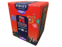 Батарея салютов ТРИУМФ БСК0103608-10 PIROFF | Neva-Salut.com