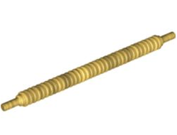 Hose, Flexible Ribbed with 8mm Ends 12L / 9.6cm, Pearl Gold (14301 / 6323385)