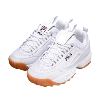 White fila shoes disruptor store