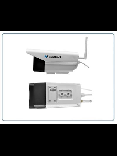 VStarcam. Уличная IP WiFi/LAN видеокамера с прожектором и сиреной с DVR, Full HD (до - 25)