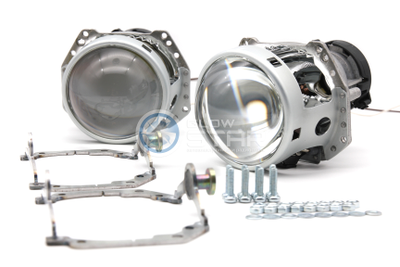 Комплект Hella 3R с рамками для замены штатных ксеноновых линз автомобилей Volkswagen Passat B6, B7, EOS, Golf VII, с адаптивной системой AFL