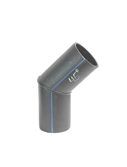 D630 SDR17 Отвод сварной сегментный ПНД ПЭ100 1°- 45°