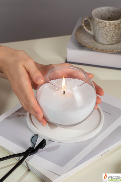 Подсвечник для насыпных свечей "Шар"