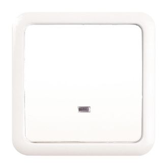 Выключатель одноклавишный в сборе GUSI Electric EXTRA White С1В18-001-СБ Разные цвета