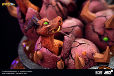 Лирой Дженкинс (серия Warcraft, HearthStone) - КОЛЛЕКЦИОННАЯ СТАТУЯ 1/10 Leeroy Collector's Statue (HEXHS08) - HEX Collectibles x Blizzard