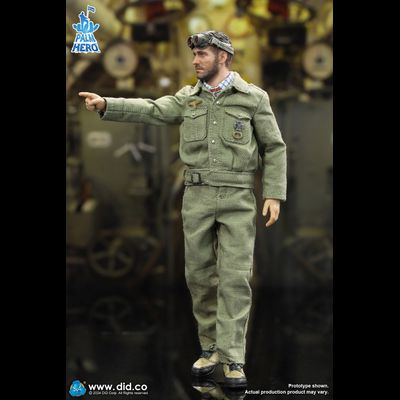 Капитан немецкой подводной лодки - Коллекционная ФИГУРКА 1/12 Palm Hero Series WWII German U-Boat Commander – Lehmann (XD80026) - DID