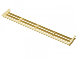 Вентиляционная решётка для цоколя ДСП ваниль 390*65мм