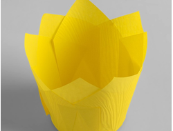 Форма для выпечки Тюльпан 160*50 Желтый 50гр (2400шт) 200шт/туб