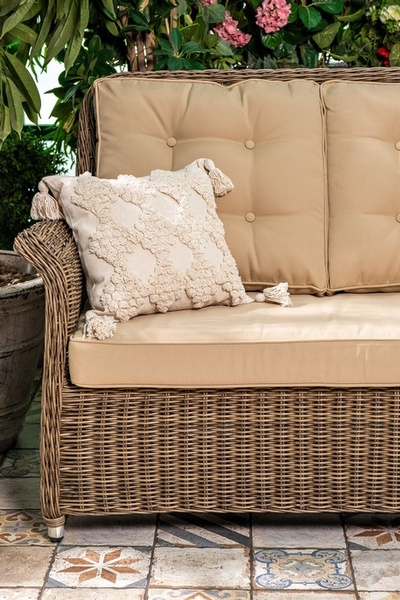 Плетеный диван Opal 3-x местный