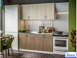 КУХОННЫЙ ГАРНИТУР 1.6 м "Вариант 1" ЛДСП (выбор цвета)